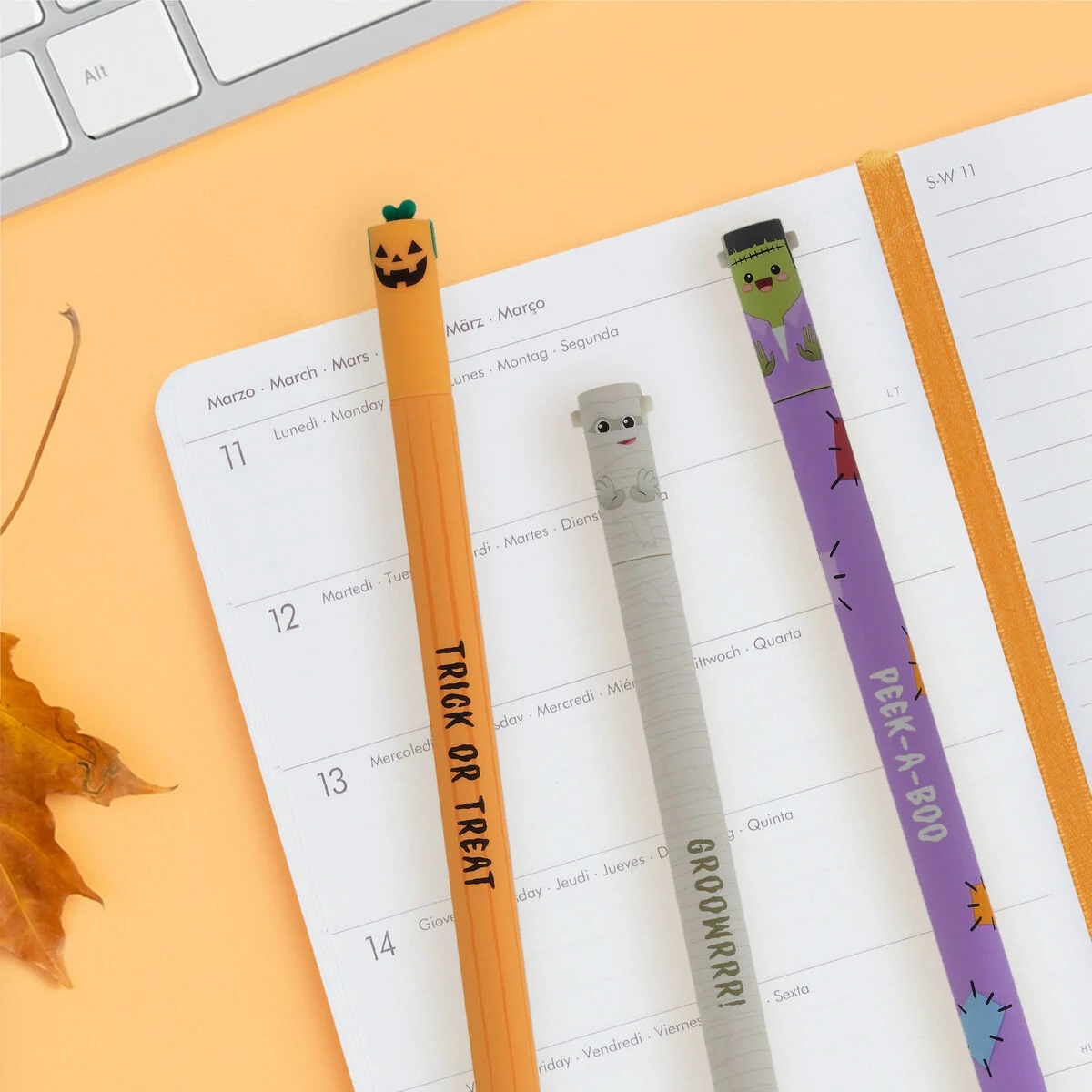 Set 3 pixuri - Erasable Pen - Halloween | Legami - 3 | YEO