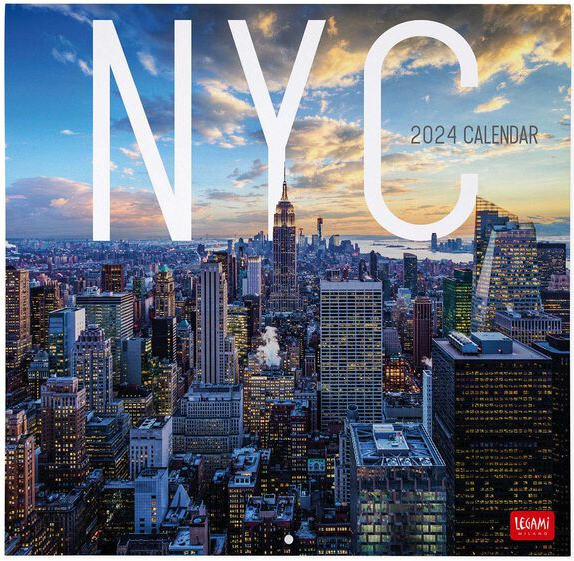 Calendar de perete 2024 - NYC, 30x29 cm | Legami