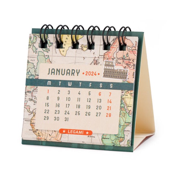Calendar 2024 - Micro Calendar - Maps | Legami