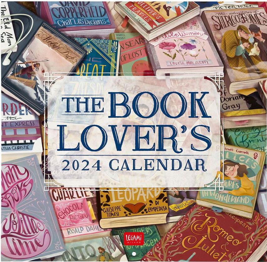 Calendar de perete 2024 - Book Lover\'s, 30x29 cm | Legami