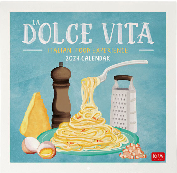 Calendar de perete 2024 - La Dolce Vita, 30x29 cm | Legami