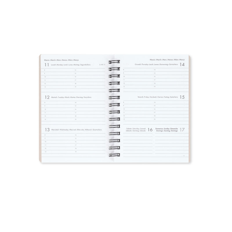 Agenda 2024 - 12 Month Weekly Diary - Small - Spiral Bound - Travel | Legami