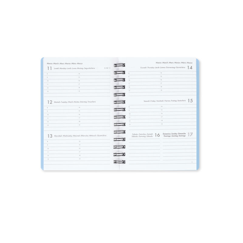 Agenda 2024 - 12 Month Weekly Diary - Small - Spiral Bound - Dogs | Legami