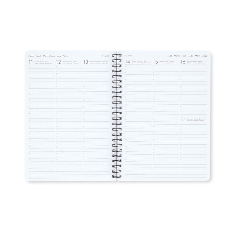 Agenda 2024 - 12 Month Weekly Diary - Large - Spiral Bound - Travel | Legami