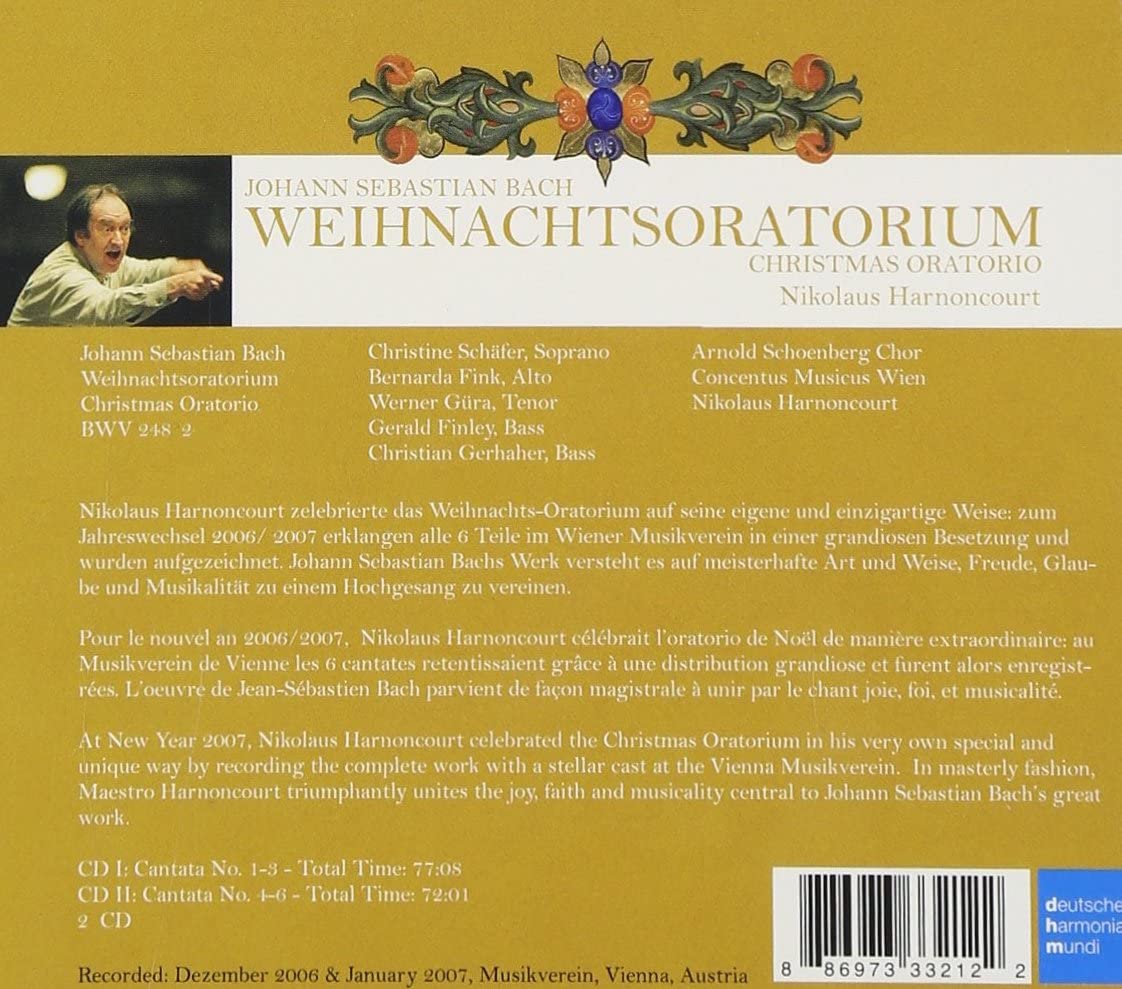 Bach - Weihnachtsoratorium | Johann Sebastian Bach, Nikolaus Harnoncourt, Various Artists