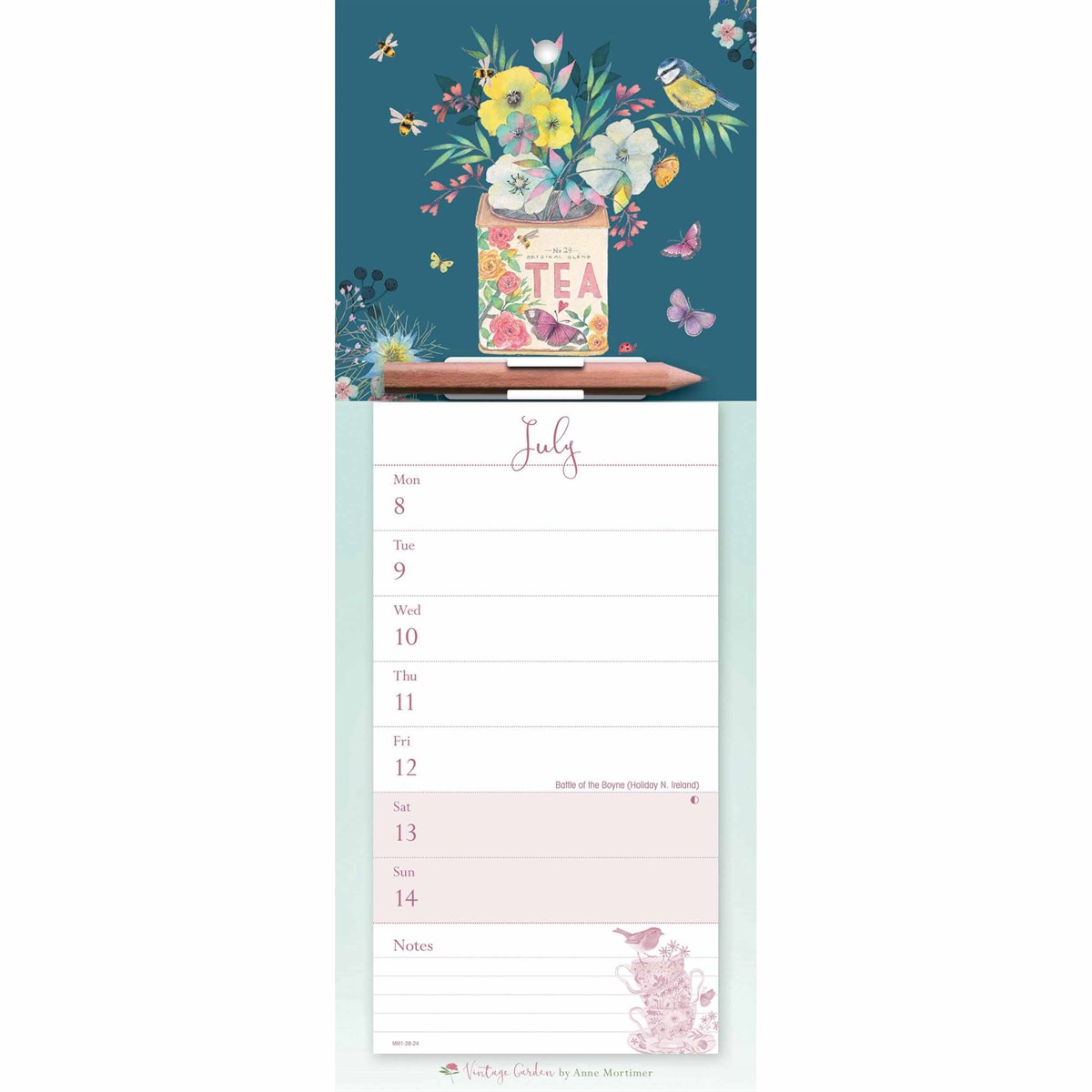 Calendar 2024 - Vintage Garden | Carousel - 1 | YEO