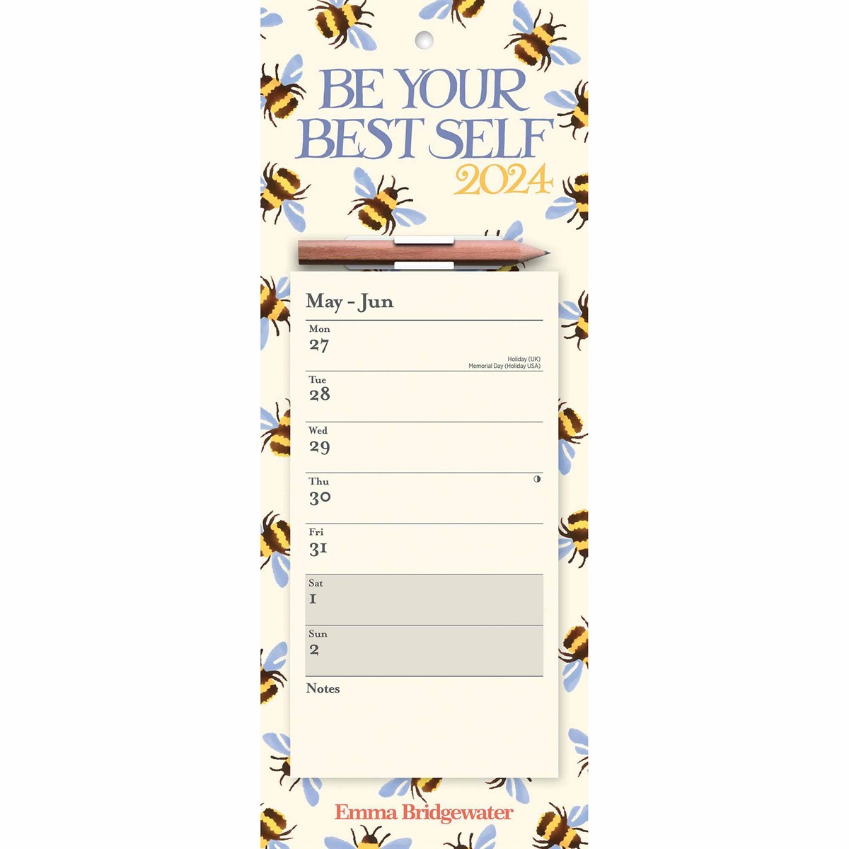 Calendar 2024 - Emma Bridgewater Bumblebee | Carousel