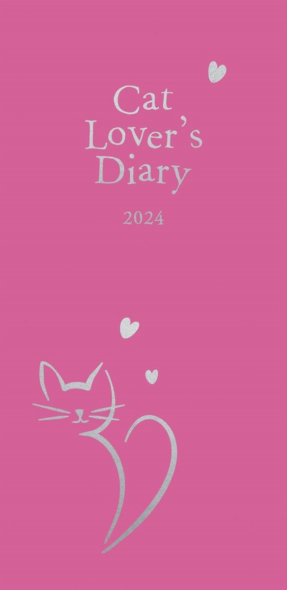 Agenda 2024 - Fashion Diary Cat Lover Slim Weekly Diary