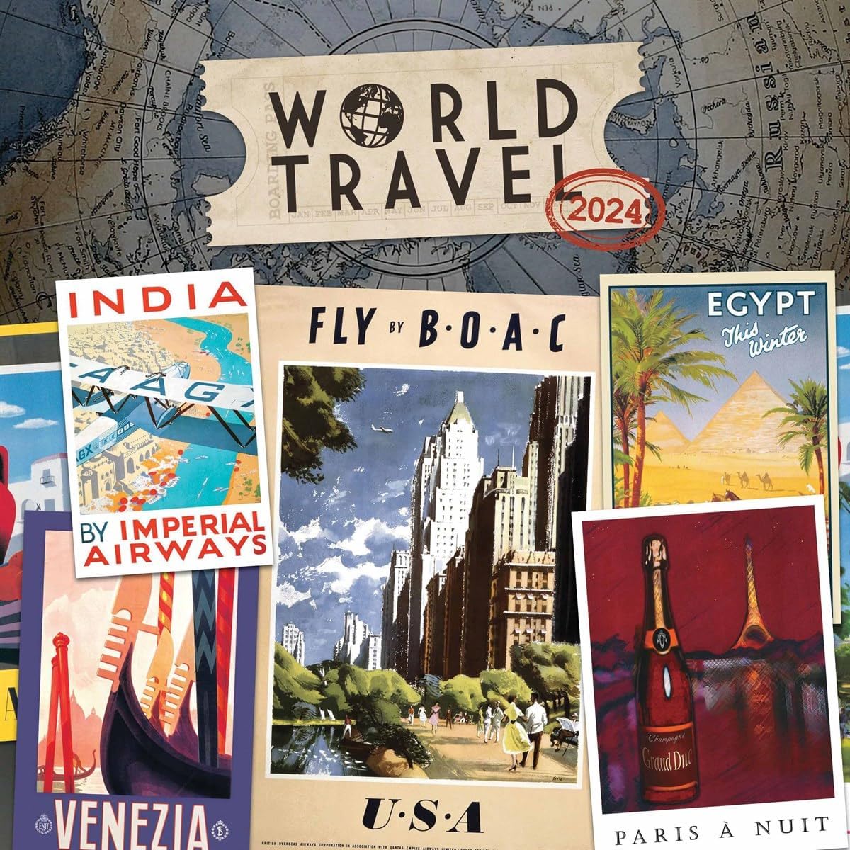 Calendar 2024 - World Travel | Carousel