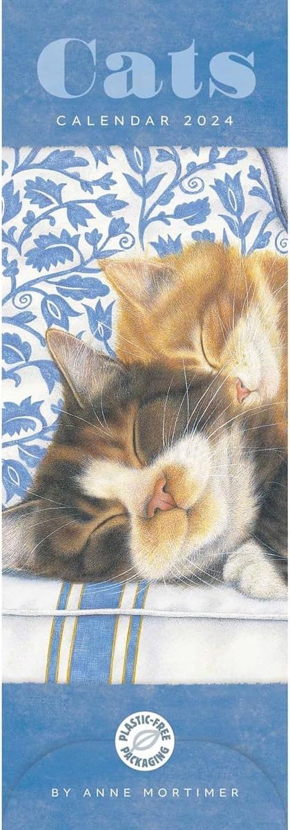 Calendar 2024 - Cats By Anne Mortimer | Carousel