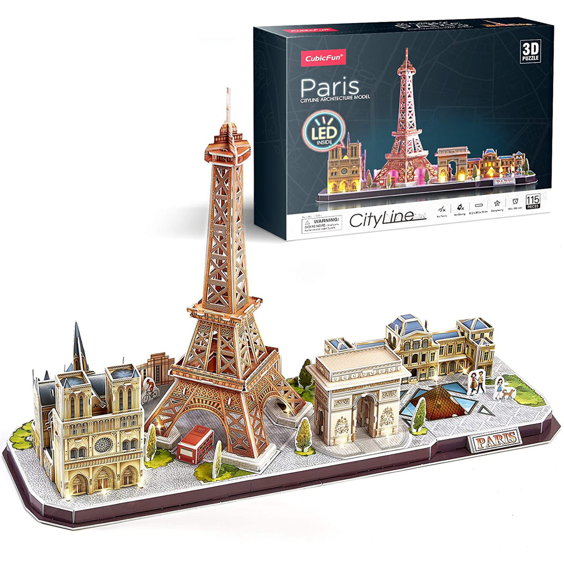 Puzzle 3D - CityLine - Paris | CubicFun