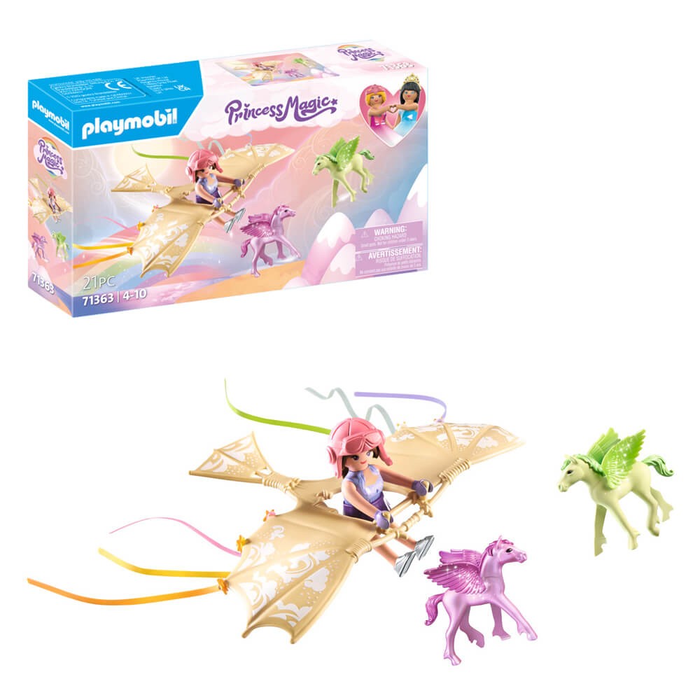 Set joaca - Calatorie cu Pegasus printre nori | Playmobil