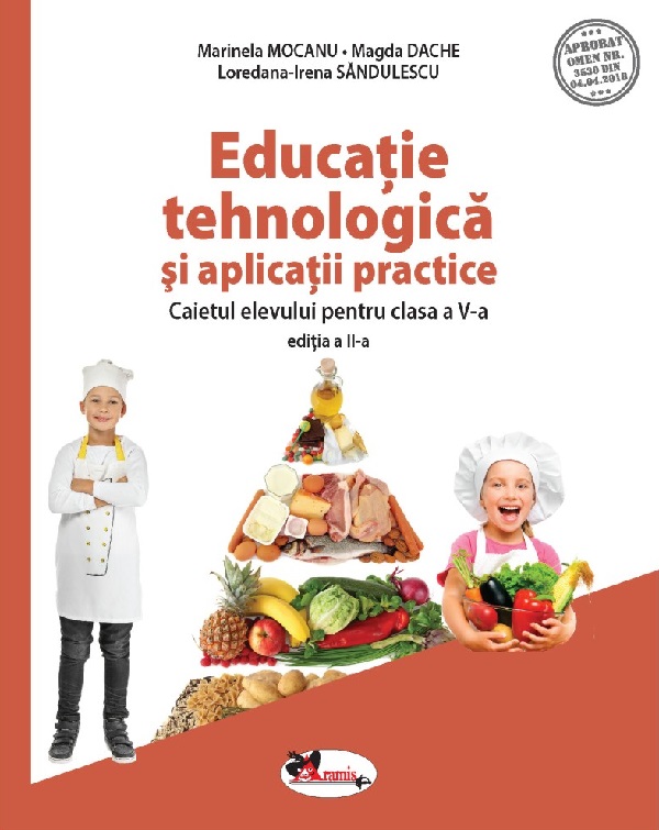 Educatie tehnologica si aplicatii practice - Caietul elevului pentru clasa a V-a | Marinela Mocanu