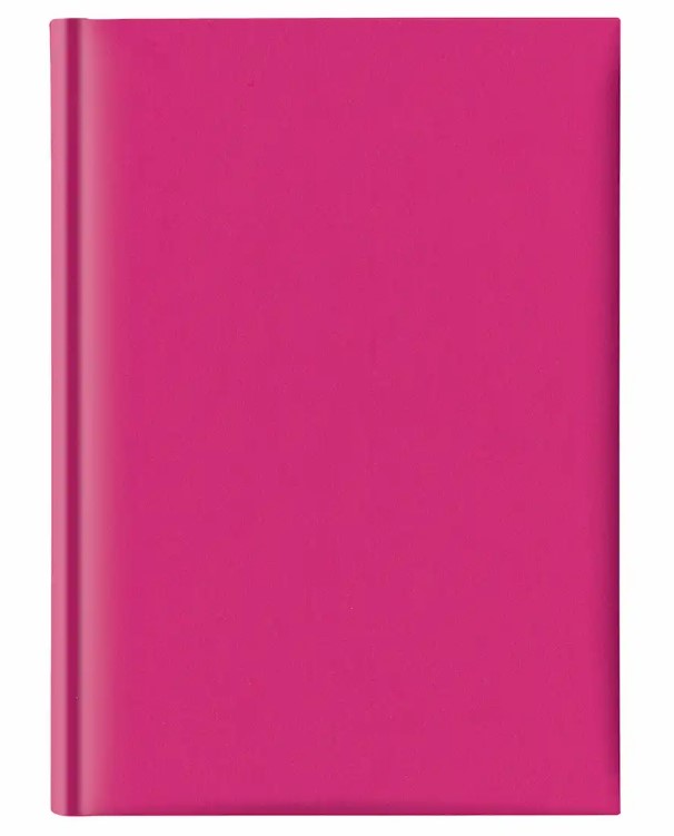 Agenda A5 - Hartie offset alba, coperta fuchsia