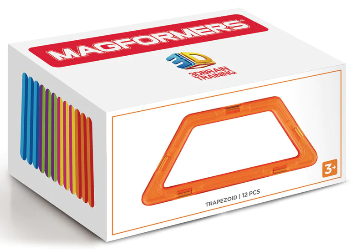 Set rezerve magnetice - Trapezoid, 12 piese | Magformers