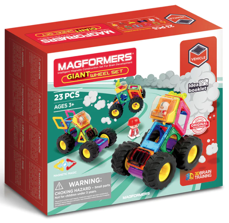 Set de constructie magnetic - Giant Wheel, 23 piese