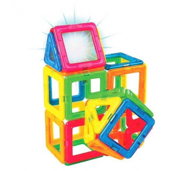 Set de constructie magnetic - Neon Led, 31 piese | Magformers