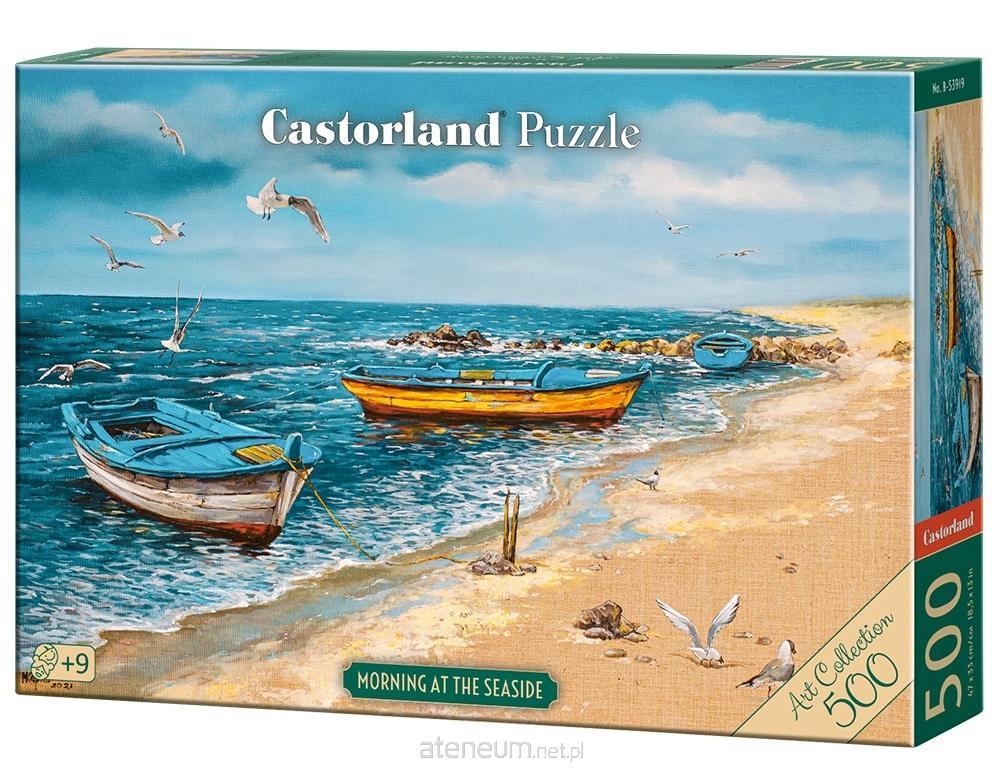 Puzzle - Dimineata pe plaja - 500 piese | Castorland