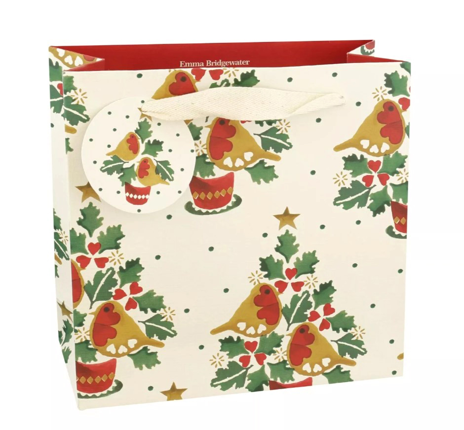 Punga cadou - Christmas Joy - Medium Bag | Swan Mill Paper