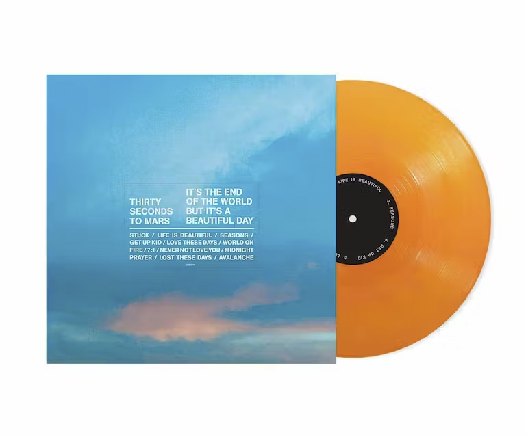 It\'s The End Of The World But It\'s A Beautiful Day (Orange Opaque Vinyl) | Thirty Seconds To Mars