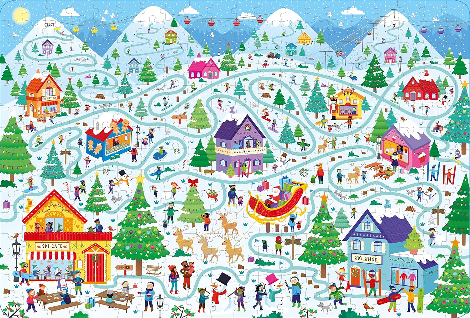 Christmas Maze | Usborne - 3