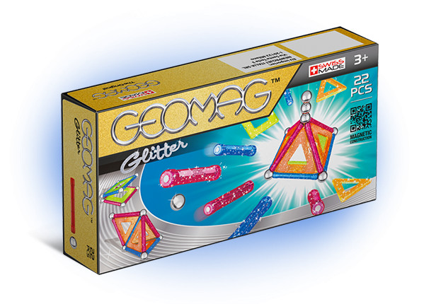 Joc Geomag Panes Glitter 22 piese | Geomag