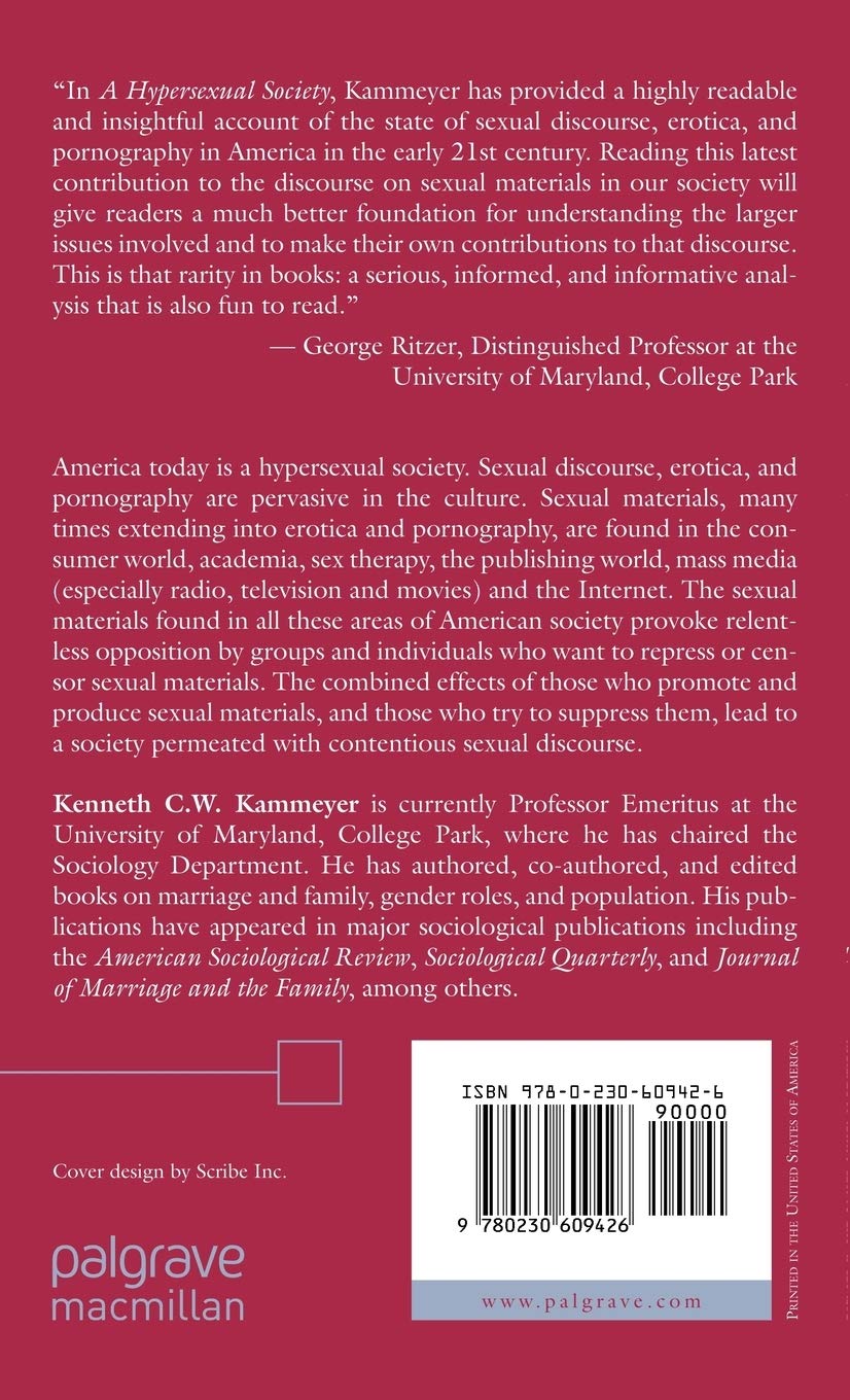 Vezi detalii pentru A Hypersexual Society | Kenneth C. W. Kammeyer