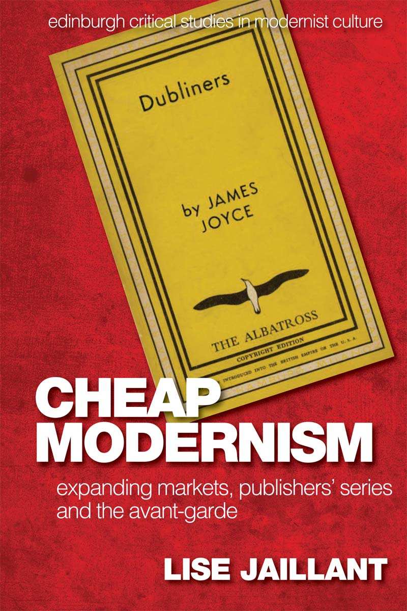 Cheap Modernism | Lise Jaillant