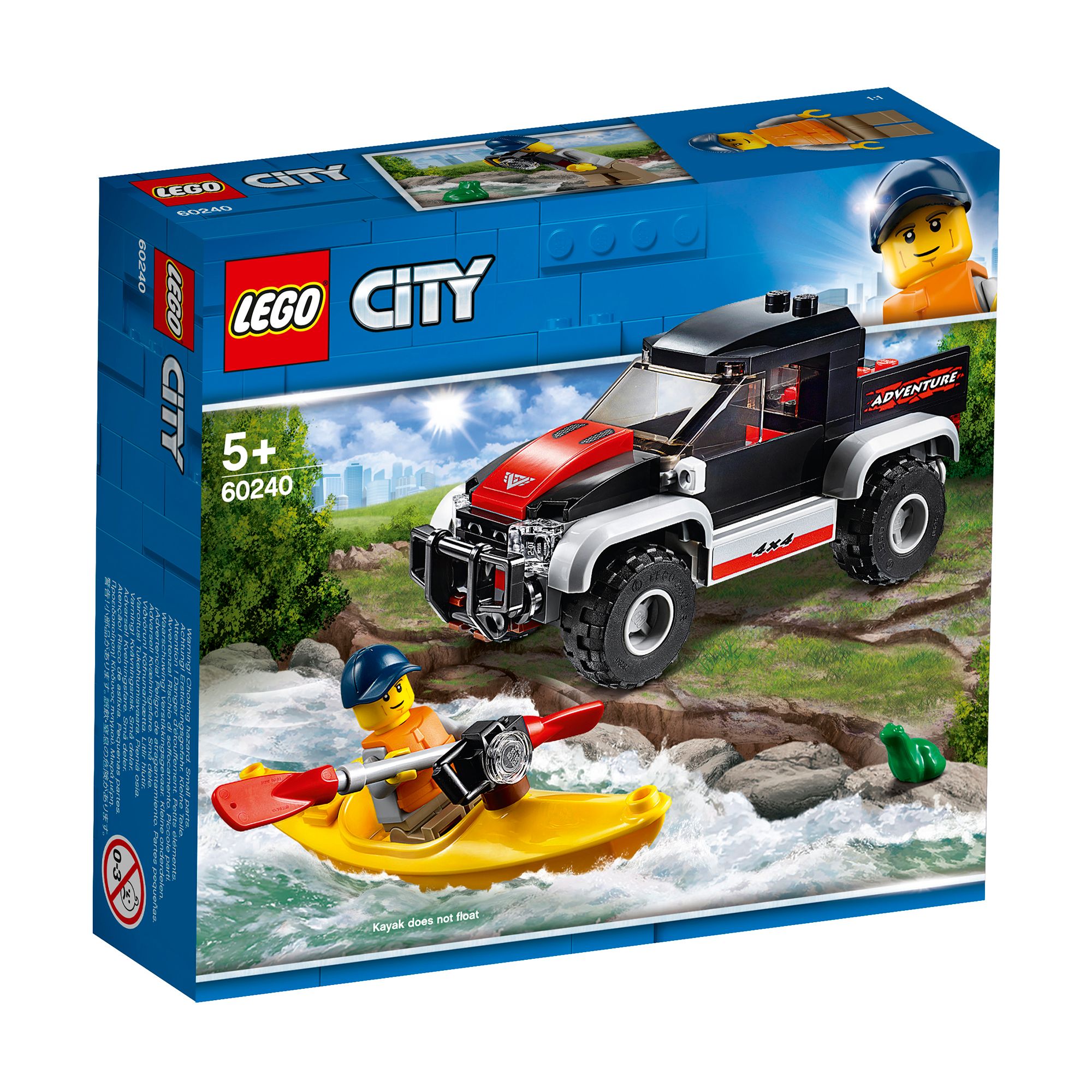 Jucarie - LEGO City Great Vehicles / Aventura cu caiacul | LEGO