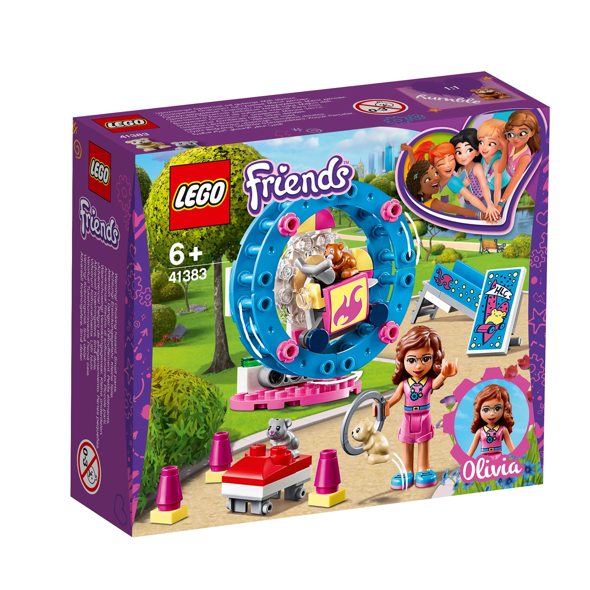 Jucarie - Lego Friends: Terenul de joaca al hamsterului Oliviei | LEGO