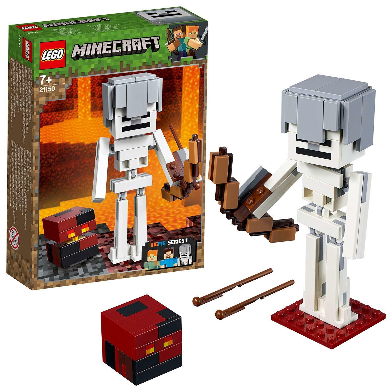 Minecraft Schelet BigFig si cub de magma (21150) | LEGO