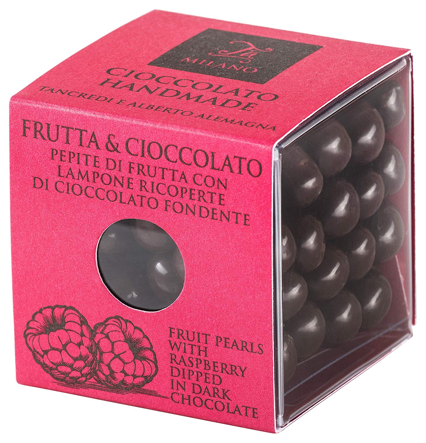  Bomboane cu ciocolata neagra si zmeura - Frutta & Cioccolato | T'a Milano 
