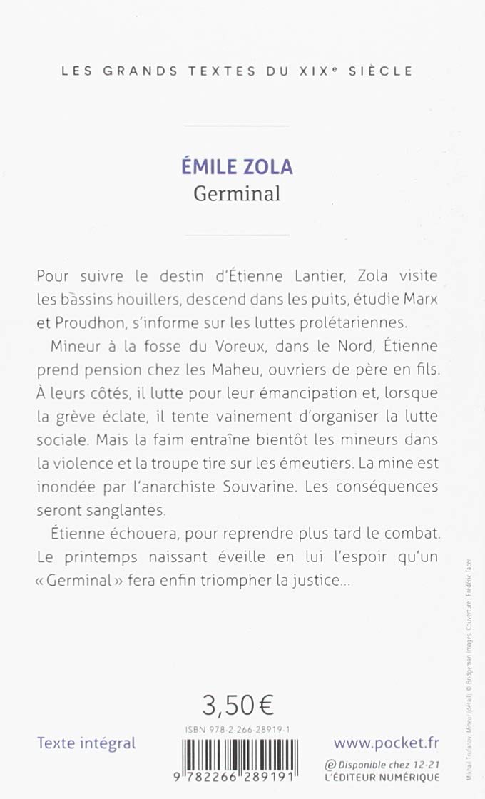 Germinal | Zola Emile - 1 | YEO