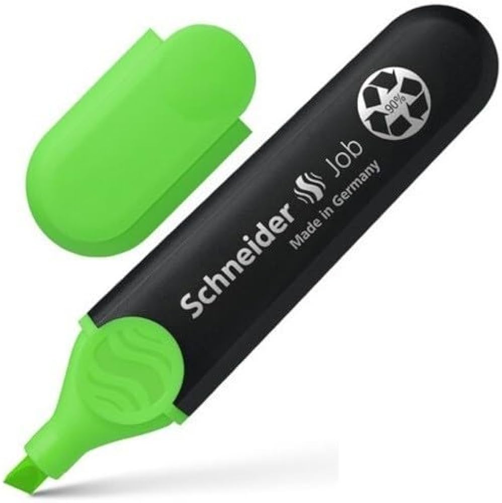 Textmarker Job Verde - Schneider | Schneider