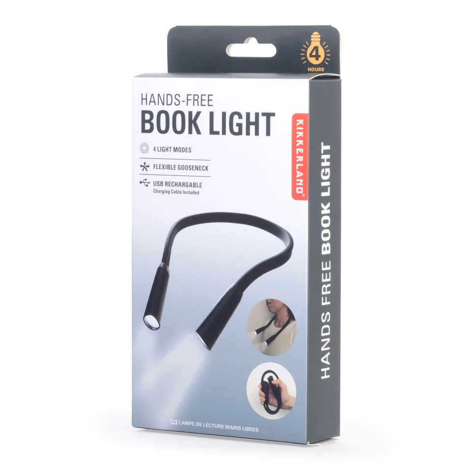 Lampa pentru citit - Hands-Free Book Light | Kikkerland - 9 | YEO