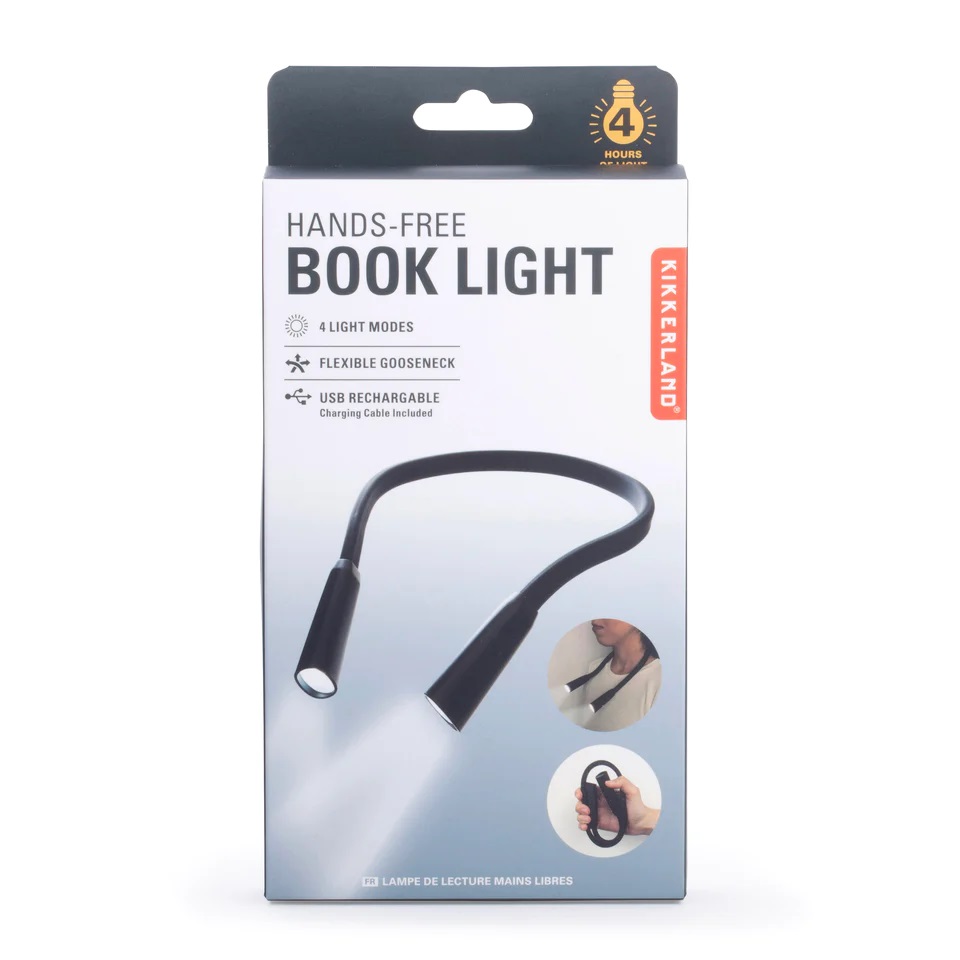 Lampa pentru citit - Hands-Free Book Light | Kikkerland - 8 | YEO