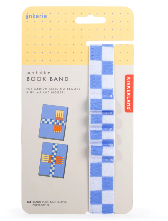 Banda elastica - Blue Pen Holder Book Band