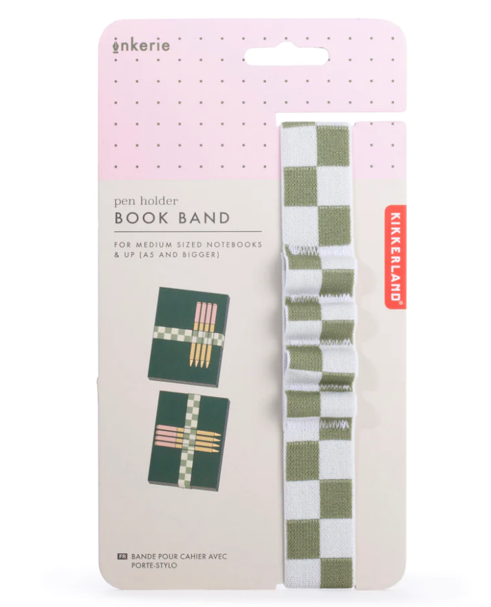 Banda elastica - Green Pen Holder Book Band