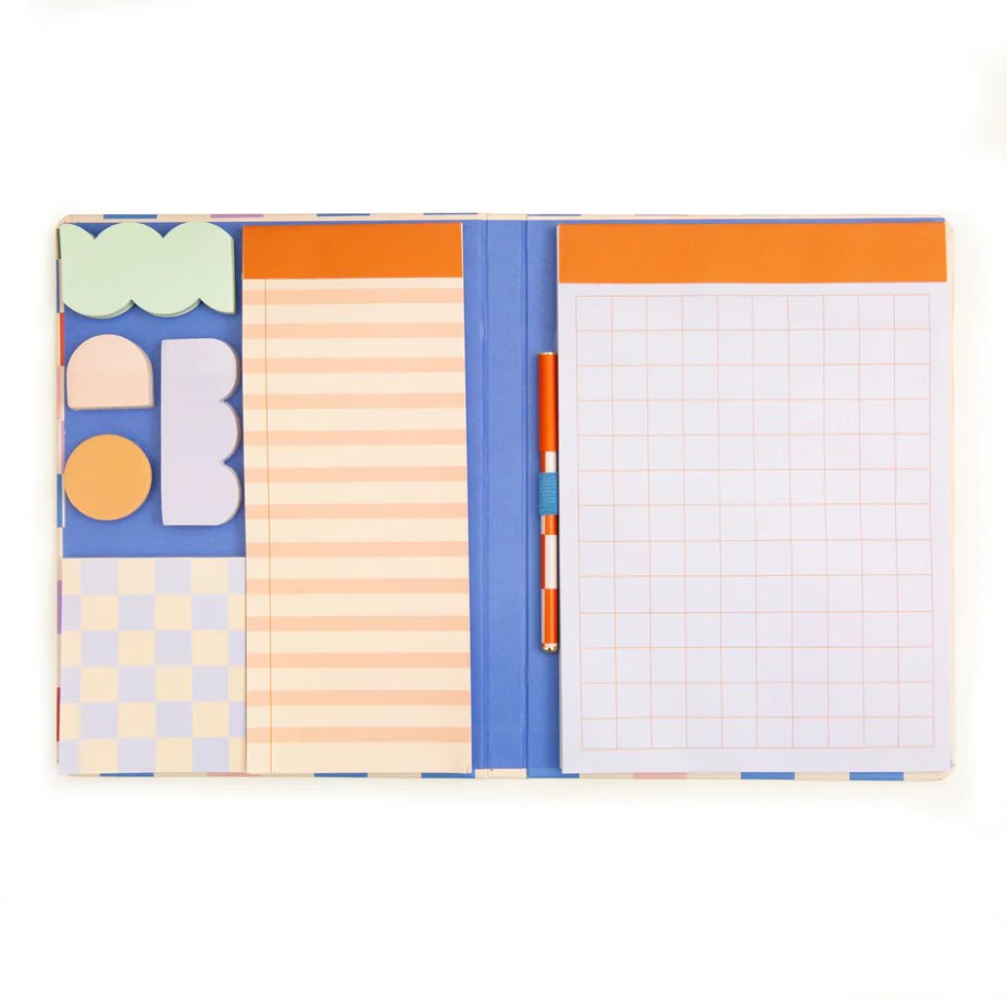 Notepad cu accesorii - Sticky Notes Set and Pen | Kikkerland - 1 | YEO