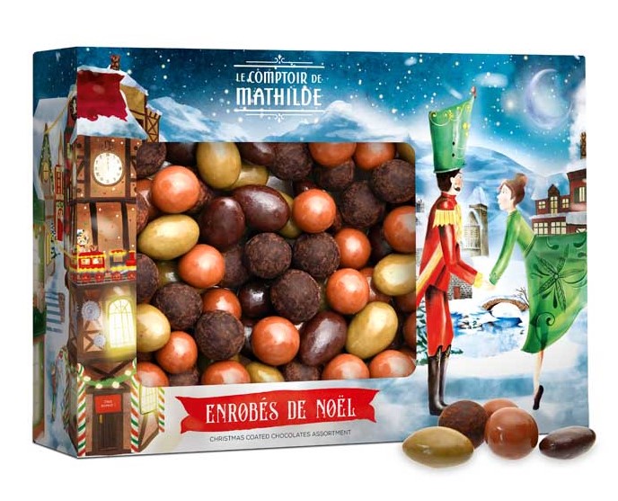 Mix bomboane asortate de Craciun - Enrobes de Noel | Comptoir de Mathilde