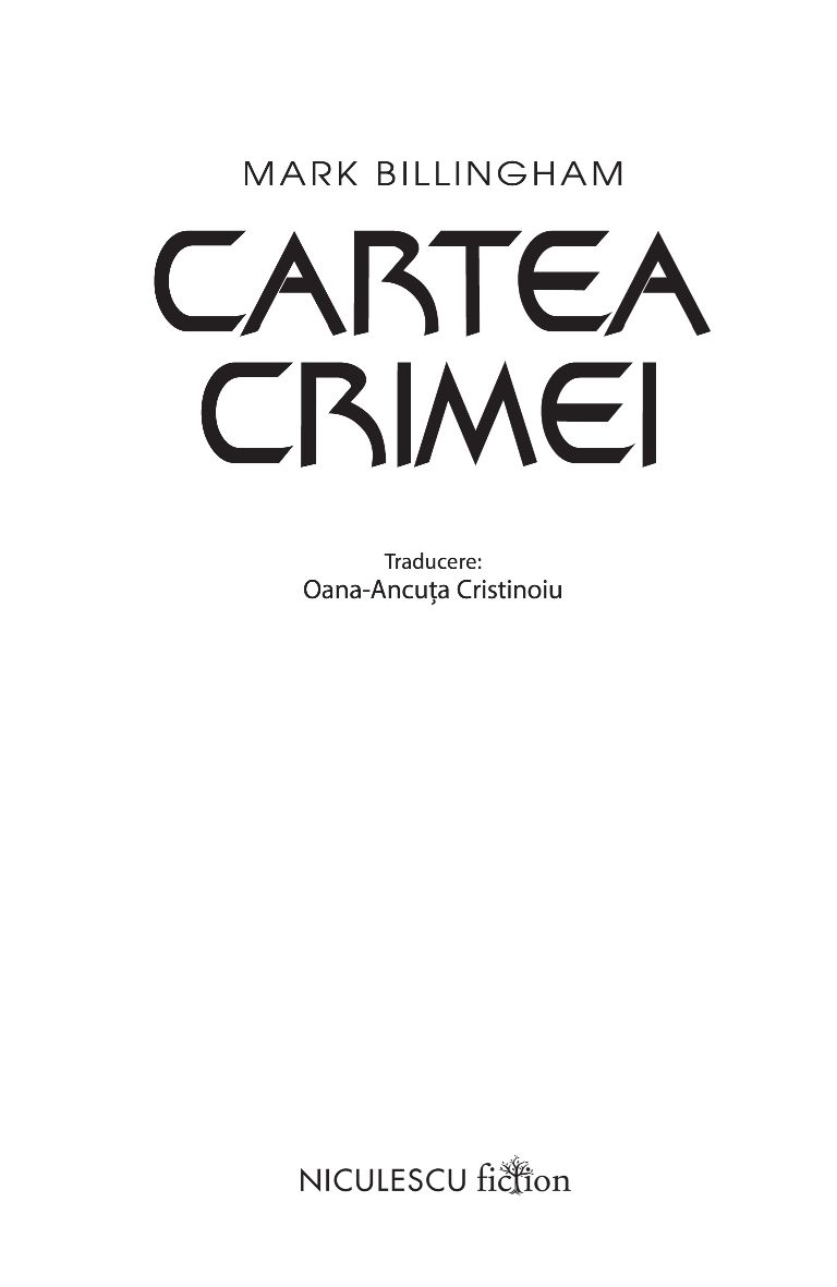 Cartea crimei | Mark Billingham