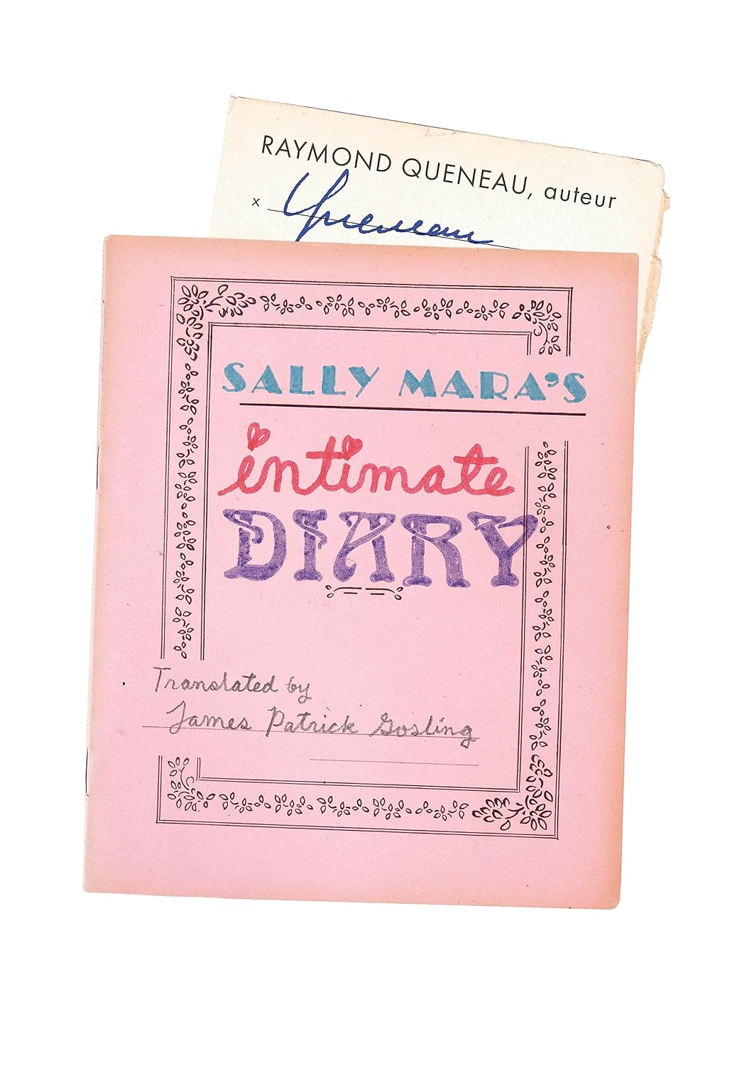 Sally Mara\'s Intimate Journal | Raymond Queneau