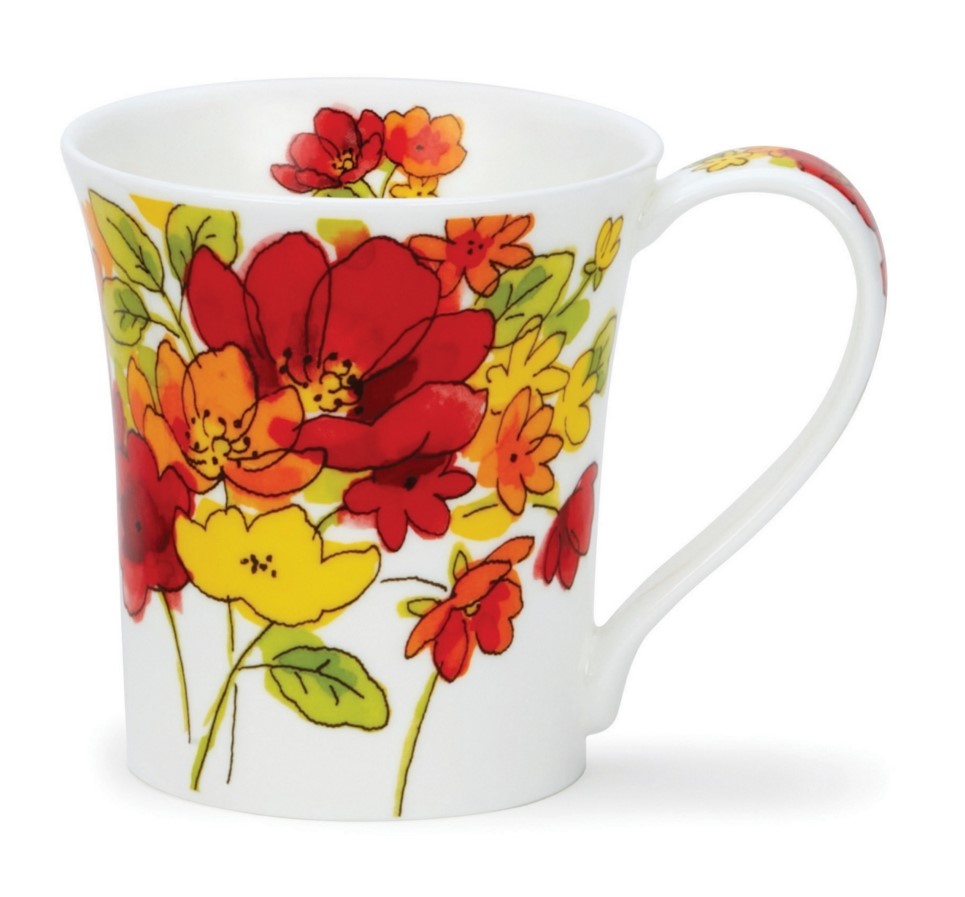 Cana - Jura - Inky Florals Red