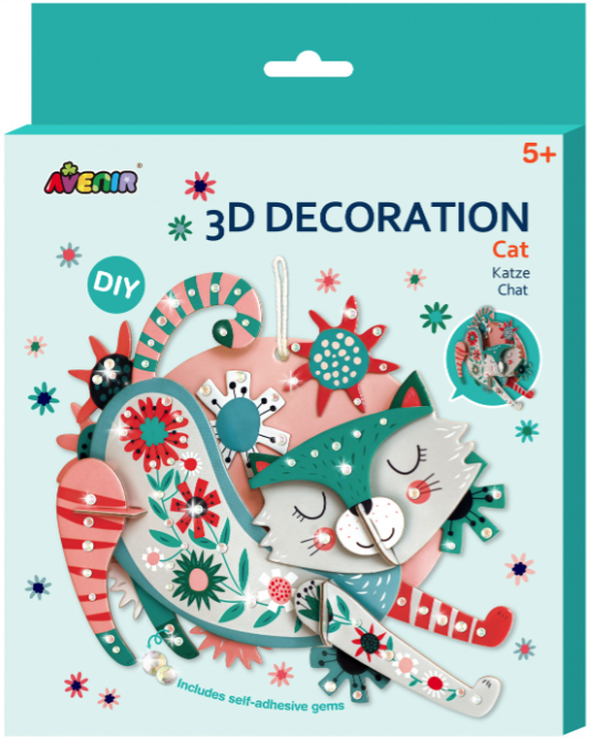 Set creatie - Decoratiune 3D - Pisica