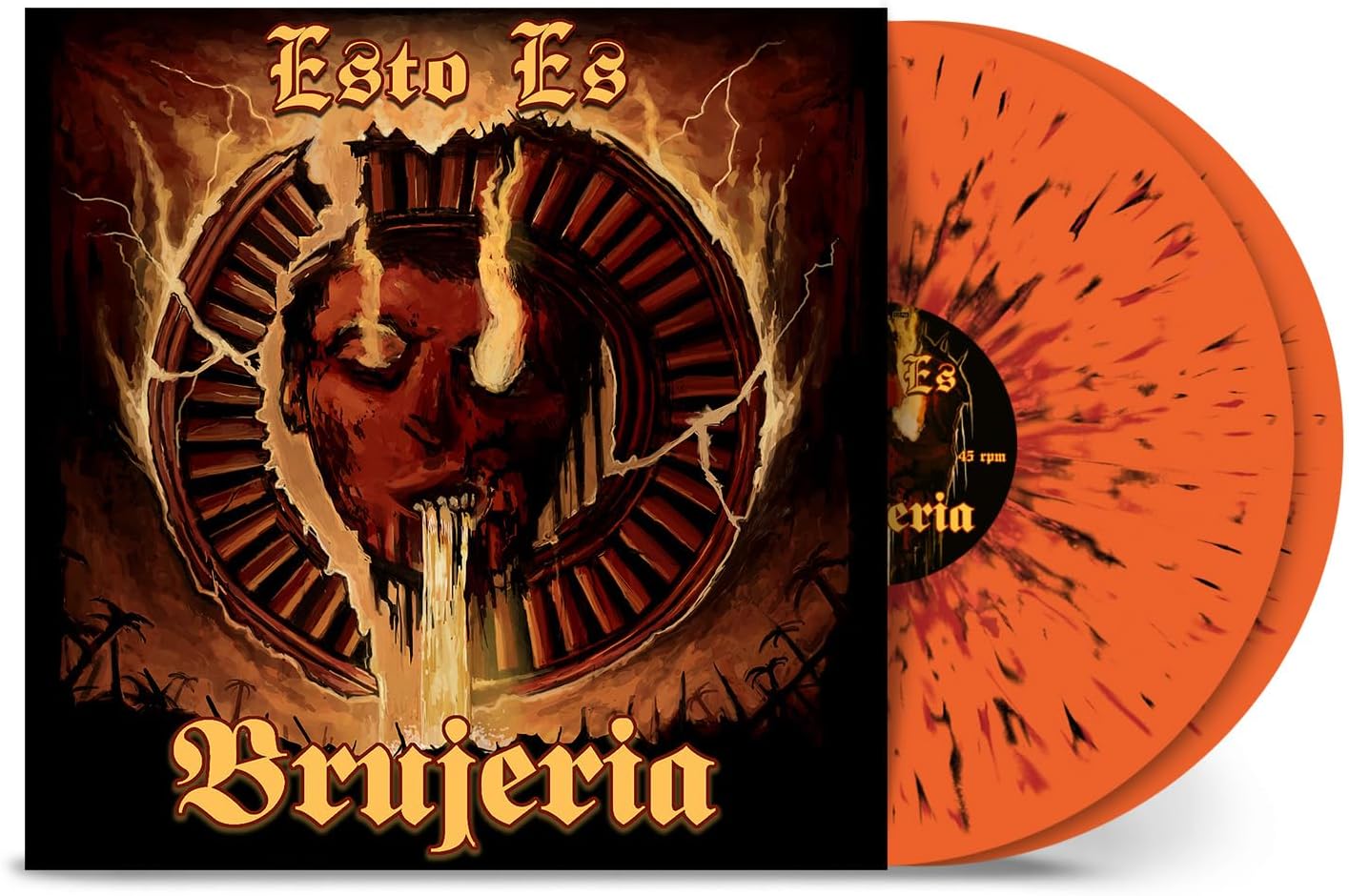 Esto Es Brujeria (Orange With Red and Black Splatter Vinyl) | Brujeria