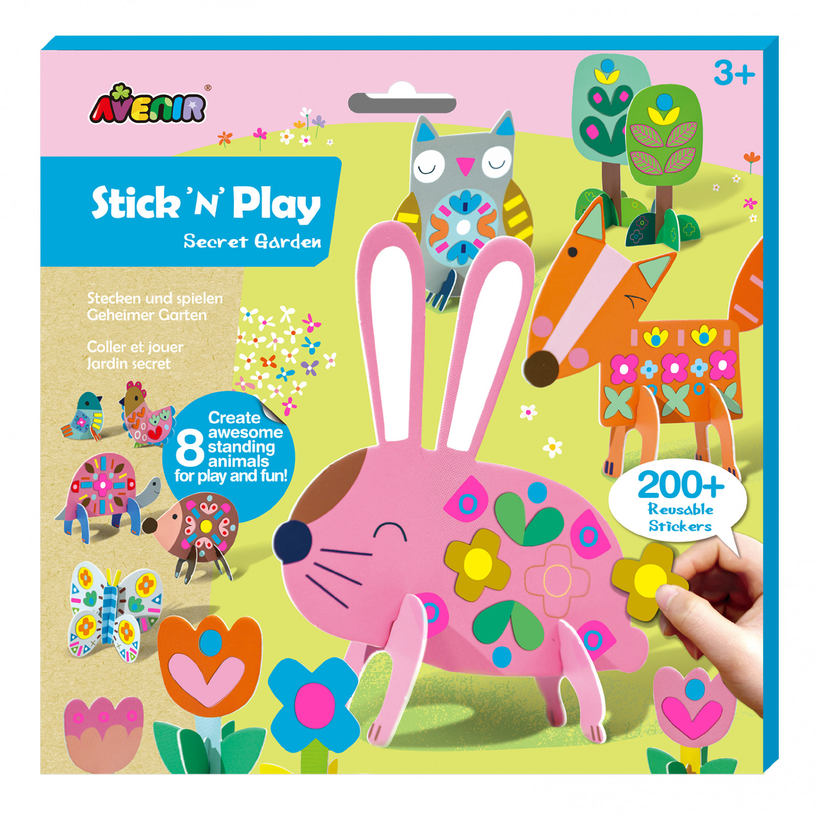 Joc creativ -  Stick \'n\' Play - Secret Garden | Avenir