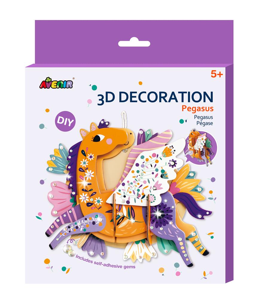 Set creativ - Decoratiune 3D Pegas