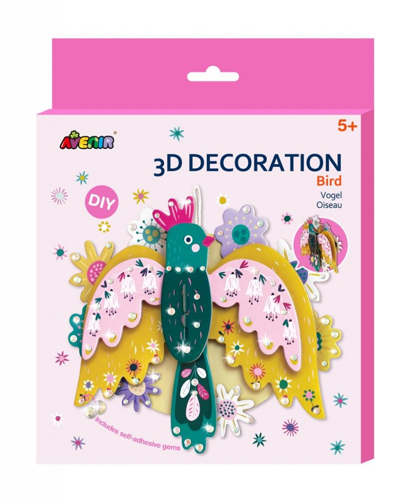 Set creativ - Decoratiune 3D Pasare | Avenir