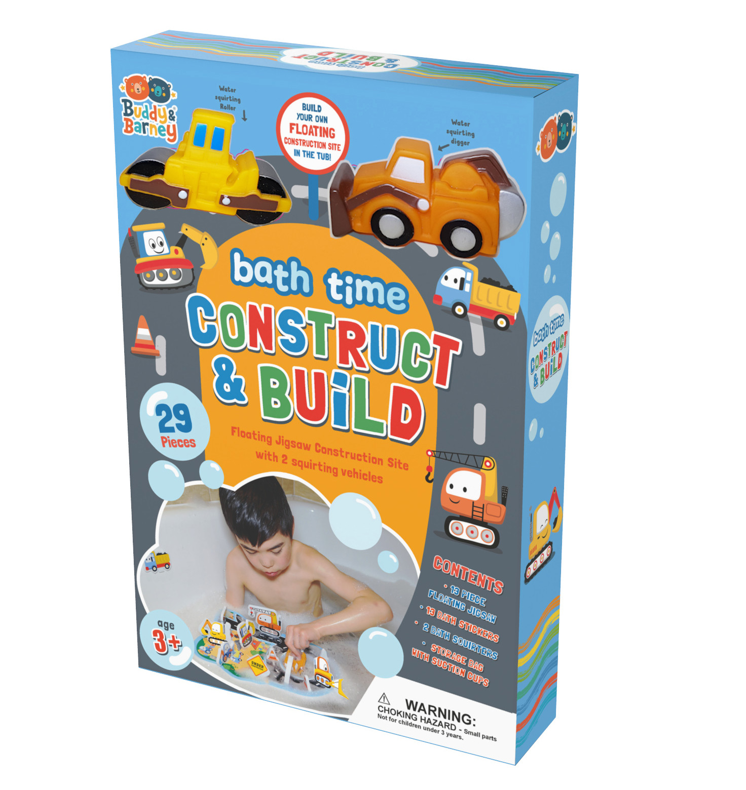 Set pentru baie - Construct and Build Bath Activity | Buddy & Barney - 4 | YEO