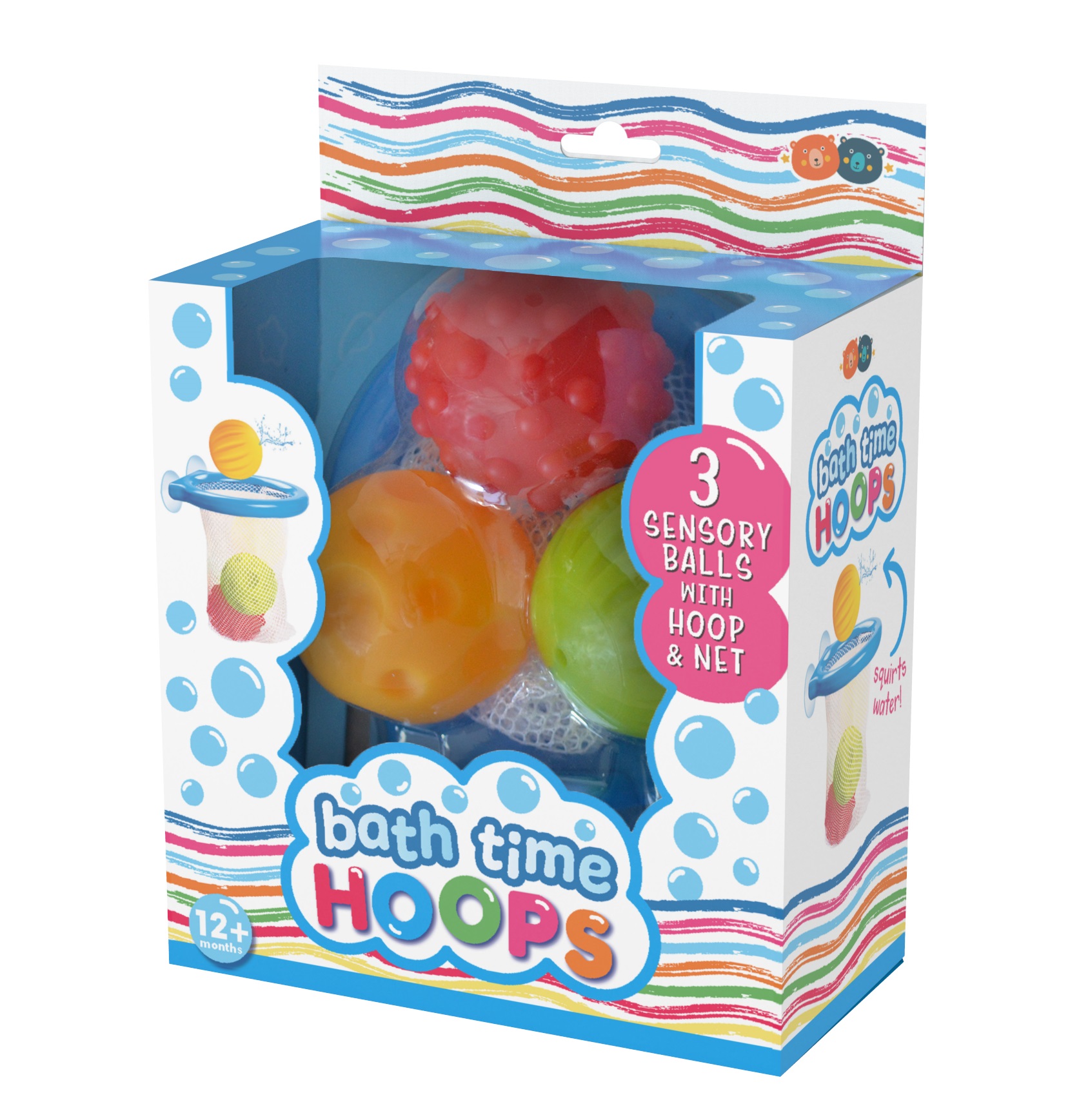 Set mingi pentru baie - Bath Time Hoops | Buddy & Barney - 1 | YEO